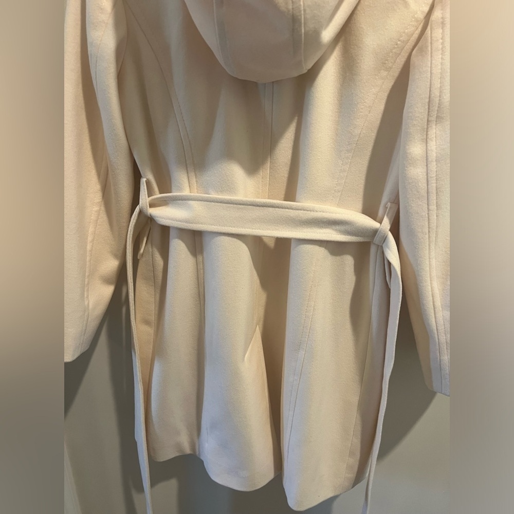 Michael Kors Hooded Belted Walker Coat - Picture 11 of 13